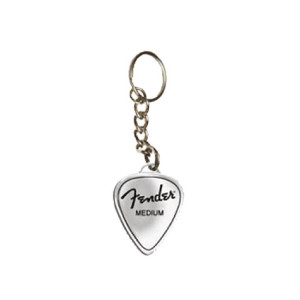 Fender medium pick key chain