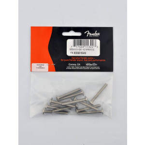Fender Genuine Replacement Part chassis mounting screws 10-32 x 1-1-2 philips nickel set of 12