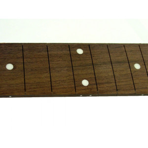 Rosewood toets met stip inlays 21 fret sloten zonder fretten en een 25 1-2 scale 65cm mensuur lengte