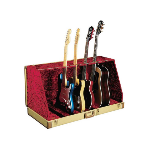 Fender gitaarstatief voor 7 gitaren kist model tweed