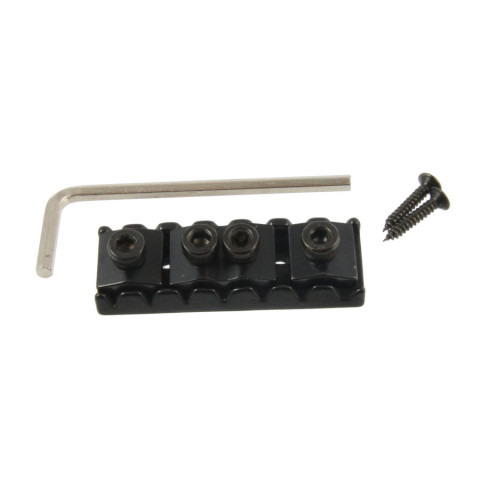7 snarige Floyd Rose stijl locking nut 1 7-8 47.6mm zwart incl.hardware