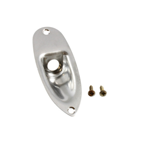 Gotoh jackplate voor Stratocaster aged chroom