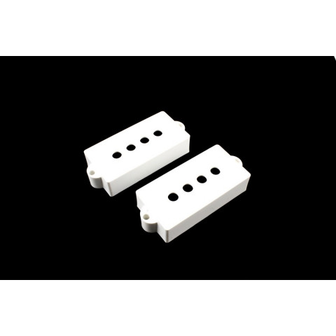 Pickup cover set voor Precision Bass wit