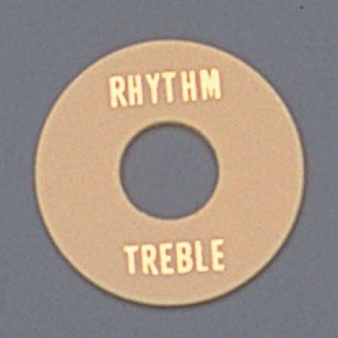 Rhythm-treble ring voor een toggle schakelaar creme kunststof