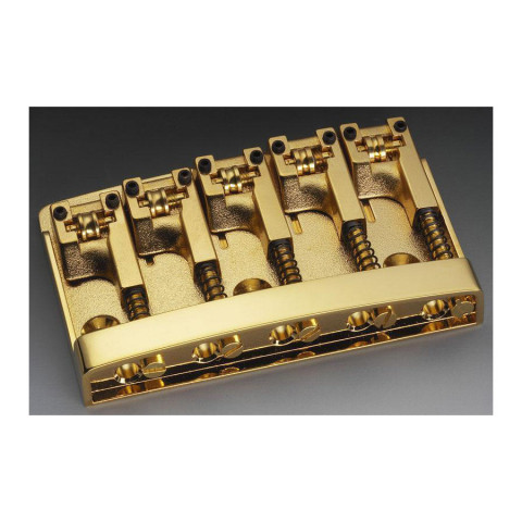 Schaller 5-snarige basbrug met rollers goud