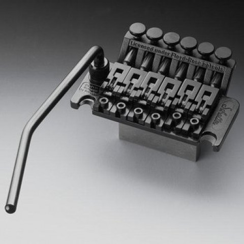 Schaller Floyd Rose licensed locking tremolo met 1-5-8 41.3mm lock nut zwart