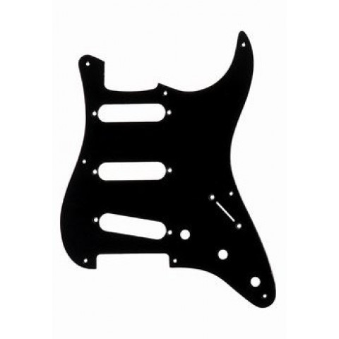 Slagplaat 1-laags Stratocaster zwart