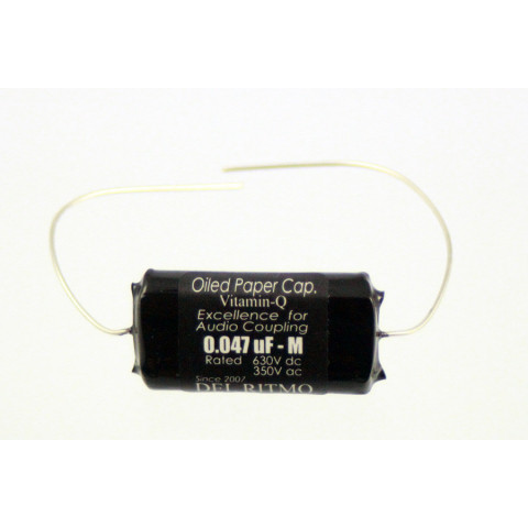 Vitamin Q .047mfd Black Candy oil-paper condensator