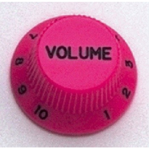 Volume knop voor Stratocaster fel roze