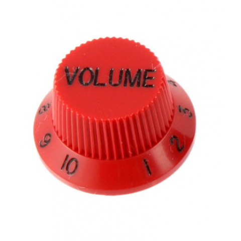 Volume knop voor Stratocaster rood