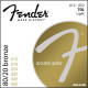 Fender 80/20 Bronze Wound akoestische snarenset light .012-.016-.024-.032-.042-.052