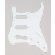 Slagplaat 1-laags Stratocaster wit