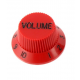 Volume knop voor Stratocaster rood